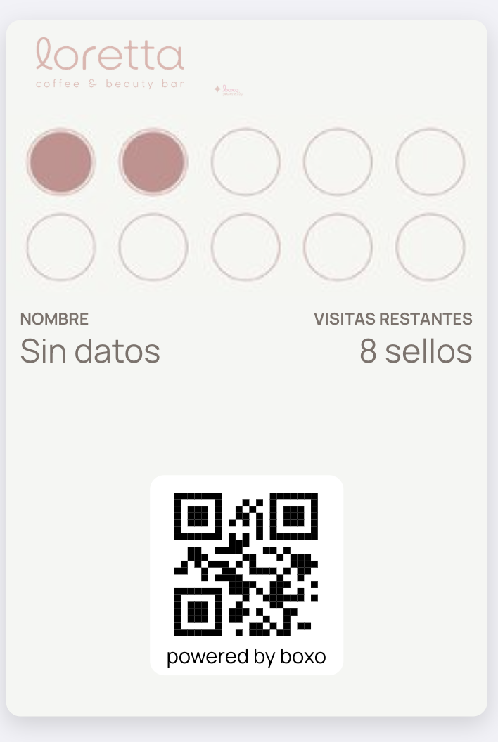 Tarjeta Boxo